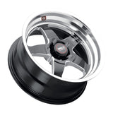 Weld S155 17x10 Ventura Drag 5x120 ET42 BS7.25 Gloss BLK MIL DIA 78.1